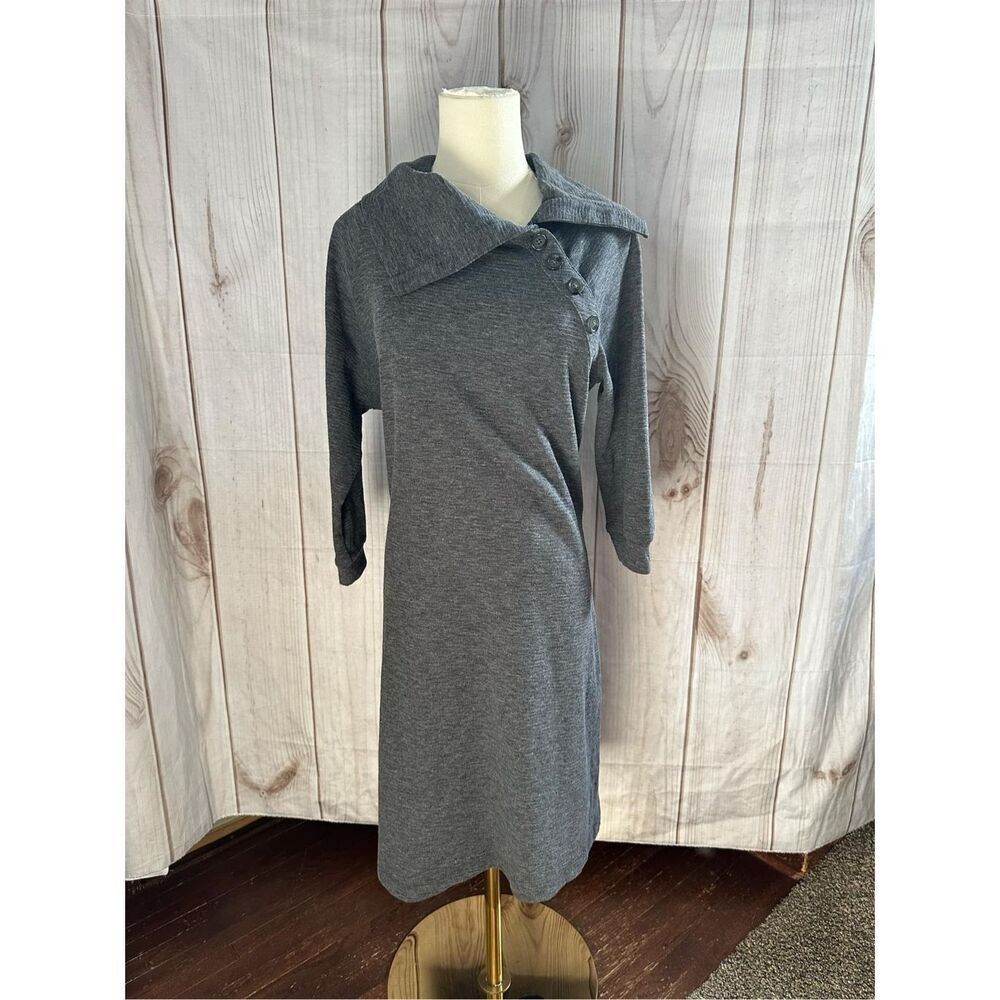 NWT Winter fall long sleeve NEESHA dress medium grey